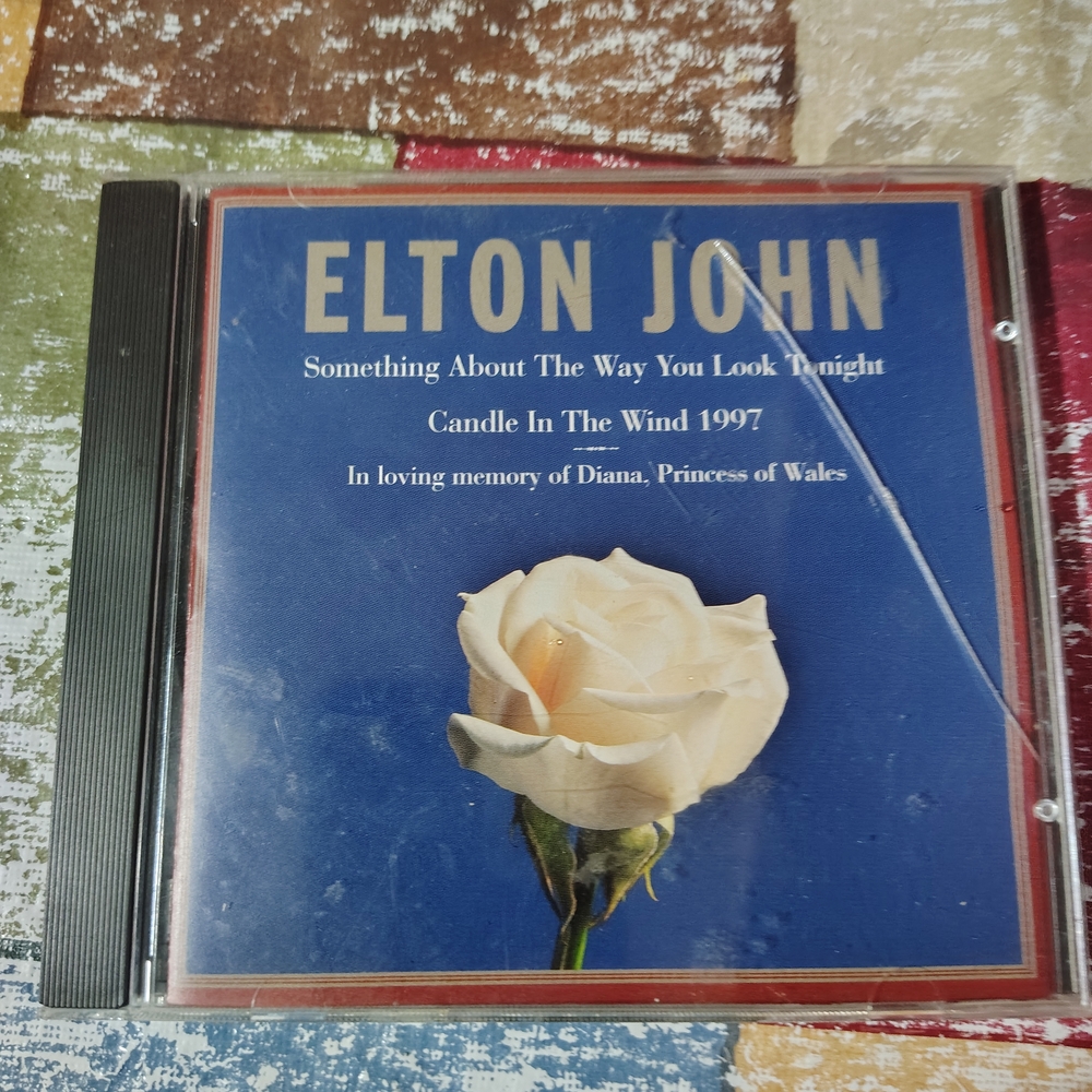 Elton John CD with Rose Cover